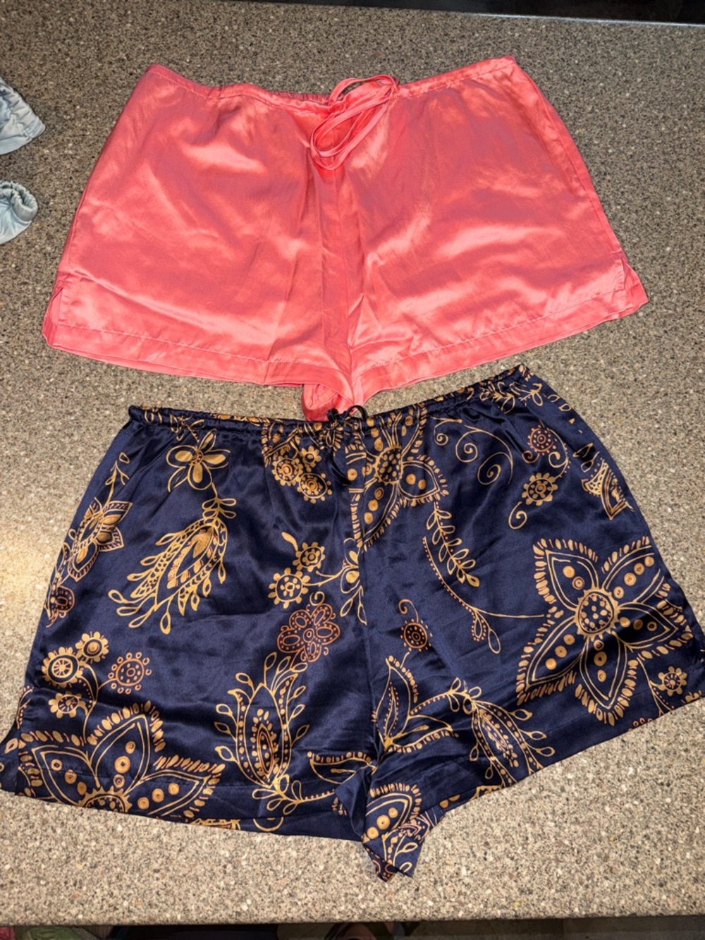 Y2k 2000 Victoria's Secret Silk Sleep Shorts Set